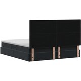  Krevet s madracem i skladištem Crna 160 x 200 cm Baršun | shoptok.hr