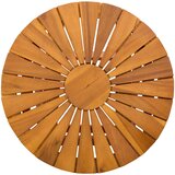 Bistro Stol Prirodna Ø45 x 45 cm Čvrsto drvo akacije | shoptok.hr
