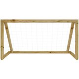 The Living Store Nogometni gol z mrežo 160x80x100 cm impregnirana borovina - Nogometni Gol, (21417488) | Shoptok.si