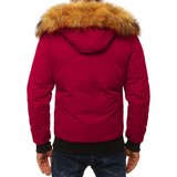 DStreet Kurtka męska zimowa bordowa | Shoptok.si