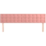  Uzglavlja ružičasta 200x5x78/88 cm baršunasta | shoptok.hr