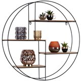 Mömax stenski regal rom 1, kovina, les, Ø 70 cm | Shoptok.si