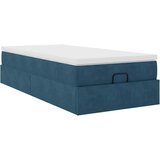  Okvir kreveta s madraca tamnoplavi 90x200cm baršunasti | shoptok.hr