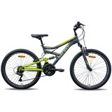  Bicikl za decu Galaxy Focus 400 24"/18 siva-zelena (650095) | Eponuda.com