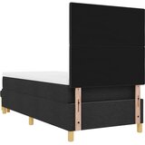  s opruga kutije s jastukom Crna 200 x 100 cm tkanina | shoptok.hr