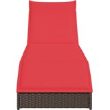  Sklopiva ležaljka za sunčanje s jastukom i prostorom odlaganje | shoptok.hr