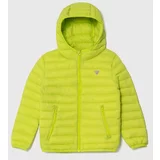 Guess Otroška jakna zelena barva