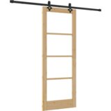 vidaXL klizna vrata s hardverskim setom 78x202 cm čvrsta borovina | shoptok.hr