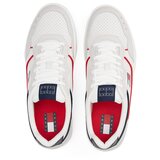 Tommy Jeans Niske tenisice ecru/prljavo bijela / morsko plava / tamno crvena / bijela | shoptok.hr