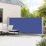  Uvlačiva bočna tenda za terasu 600 x 160 cm plava | shoptok.hr