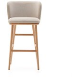 Kave Home Bež barski stol (višina sedeža 75,5 cm) Ciselia – | Shoptok.si