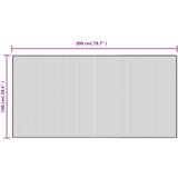  Tepih pravokutni svijetli prirodni 100 x 200 cm od bambusa | shoptok.hr