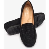 Resti Black women's moccasins with zircons Bretika - Footwear | shoptok.hr