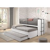 Vipack Bijeli dječji krevet na kat/s dodatnim ležajem s podnicom 90x200 cm Sam – | shoptok.hr