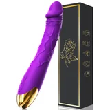 SuperLove Realistic Fantasy Vibrator Purple