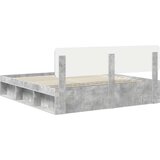  Konstrukcija postelje Beton 180 x 200 cm Masivno borovo les, (5000102999) | Shoptok.si