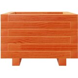 Vrtna sadilica voštano smeđa 40x40x26,5 cm masivna borovina | shoptok.hr