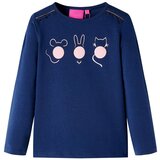  Dječja majica dugih rukava modra 116 | shoptok.hr