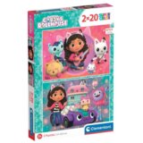 Clementoni Puzzle Gabby's Dollhouse 2 X 20, 24802 Cene