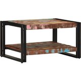  Višebojni stolić za kavu 70x50x38 cm puno drvo obrađeno | shoptok.hr