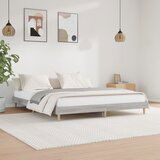 Maison Chic Posteljni okvir - Dvoposteljna postelja - Zakonska postelja siva sonoma 200x200 cm inženirski les-J5539, (21763055) | Shoptok.si