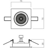  redo 70328 - ugradna svetiljka mt 1xGU10/50W/12V | Eponuda.com