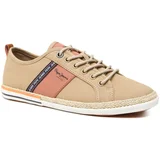 PepeJeans Espadrile Maoui Tape Sunset PMS30916 Rjava