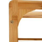 Kondela Košara za perilo, naravni bambus/siva, KERI NEW | Shoptok.si