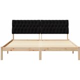  Krevetni okvir s tapiciranim uzglavljem Smeđa 180 x 200 cm | shoptok.hr