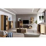 Premium Living Garderobna Omara Jytana, Barva Hrasta, Črna | Shoptok.si