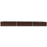 vidaXL Visoka greda pocinkano jeklo 480x80x45 cm rjava, (20618537) | Shoptok.si