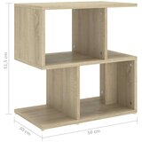  Nočna omarica 2 kosa sonoma hrast 50x30x51,5 cm iverna plošča, (20624192) | Shoptok.si