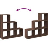 vidaXL Pregrada / regal za knjige 3 razina hrast 99x29x99 cm drveni | shoptok.hr