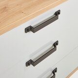XORA komoda, siva, barve hrasta | Shoptok.si