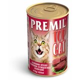 Premil vlažna hrana za mačke top cat govedina 415g Cene