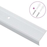  Profili za rubove stepenica 10 pcs Srebrno 67 x 3.5 x 3 cm | shoptok.hr