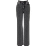 Trendyol Anthracite High Waist Wide Leg Jeans | Shoptok.si