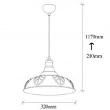 Opviq lights Luster Saglam 3714, bakar | Eponuda.ba