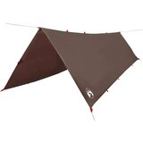 vidaXL Cerada za kampiranje smeđa 506x306 cm vodootporna | shoptok.hr