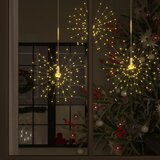  Božićno svjetlo s izgledom vatrometa toplo bijelo 20 cm 140 LED | shoptok.hr
