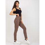 RELEVANCE Sweatpants-RV-DR-8696.20-brown | Shoptok.si