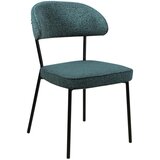 Hom`in stol, les, kovina, tekstil zelena | Shoptok.si
