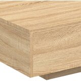  Stolić za kavu s LED svjetlima boja hrasta sonome 85x55x31 cm | shoptok.hr