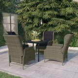  5-dijelni vrtni blagovaonski set smeđi | shoptok.hr
