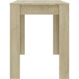 vidaXL Jedilna miza sonoma hrast 120x60x76 cm iverna plošča | Shoptok.si