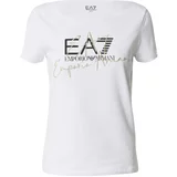 Ea7 Emporio Armani Majica crna / bijela