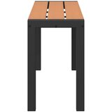  Vrtna klupa Smeđa 100 x 28 x 45cm Čelik | shoptok.hr