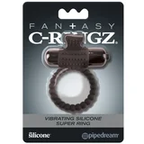 Pipedrem Fantasy C-Ringz - vibrirajući prsten za penis (crni)
