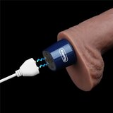 Lovetoy Real Softee Vibrating Dildo 10.5" Brown | Shoptok.si