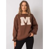ex moda Sweatshirt-EM-BL-617-1.34X-brown | Shoptok.si